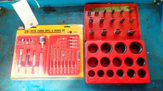 Toolshop 29-Piece Quick Change Drill And Driver Set *Unused* C/w Assortment Of O-Rings