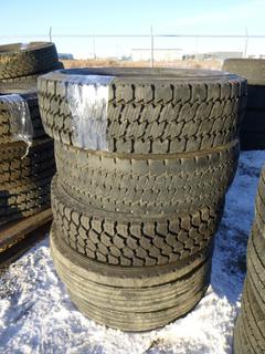 Qty Of (5) 235/ 70 R19.5 Tires. *(2) Unused*  *Note: Item Located At 6802 39ST LEDUC, For More Information Call Eugene @780-566-1831*