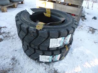 (2) 28X9-15 Forklift Tires *Unused*  *Note: Item Located At 6802 39ST LEDUC, For More Information Call Eugene @780-566-1831*