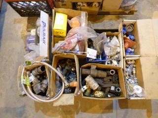 Qty Of Fittings, Valves, Clamps And Caps  *Note: Item Located At 6802 39ST LEDUC, For More Information Call Eugene @780-566-1831*