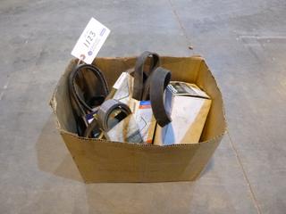 Dayco Automatic Belt Tensioner C/w Assortment Of Belts  *Note: Item Located At 6802 39ST LEDUC, For More Information Call Eugene @780-566-1831*