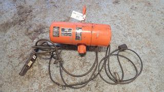 CM Model RT 230V 3-Phase 3-Ton Electric Chain Hoist *Note: Has No Chain*