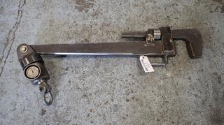 Custom Made Pipe Wrench w/ Pressure Gauge