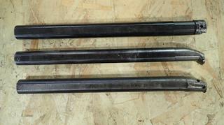 Qty Of (3) 12in X 1in Interchangeable Head Boring Bars