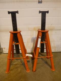 (2) SunexHD 10-Ton High Height Jack Stands  *Note: Item Located At 6802 39ST LEDUC, For More Information Call Eugene @780-566-1831*