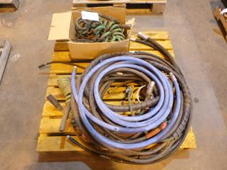 Qty Of Air Hoses, Hydraulic Hoses And ABS Coiled Cable *Note: Item Located At 6802 39ST LEDUC, For More Information Call Eugene @780-566-1831*