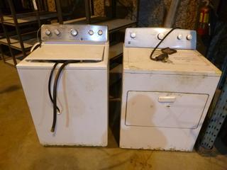 Maytag  Model MNWC425BW0 Centennial Washer C/w Kenmore Model 110.C65132411 Series 500 Dryer *Note: Broken Handle On Dryer, Item Located At 6802 39ST LEDUC, For More Information Call Eugene @780-566-1831**