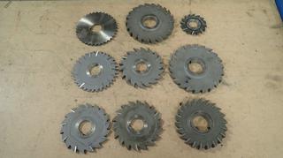 Qty Of (9) Assorted Poland HSS Milling Blades