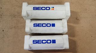 Qty Of (3) Seco Interchangeable Insert Milling Heads *Unused*