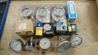 Qty Of Used And Unused Pressure And Temperature Gauges