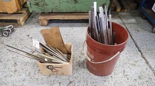 Qty Of Assorted Ready Rod And Assorted Steel And Aluminum Rod