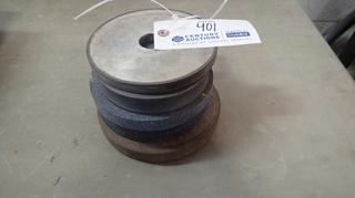 (2) 6in Grinding Wheels C/w (1) 6.5in Wheel, (1) 6in Polishing Wheel And (1) 5 1/4in Polishing Wheel