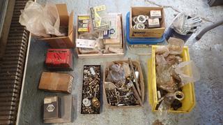 Qty Of Assorted Screws, Anchors, Nuts, Bolts And Misc Supplies