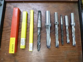 Qty Of (9) Straight Shank Drill Bits