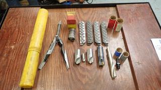 Qty Of Assorted Drill Bits, Holders And Spring Hone