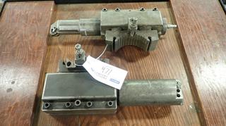 (2) Boring Bar Tool Posts C/w (1) 16in X 2 3/4in And (1) 16in X 2in Boring Bar