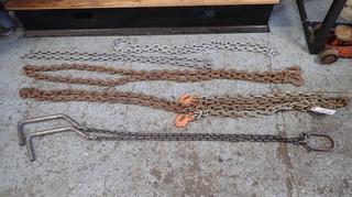 Qty Of (5) Assorted Chains