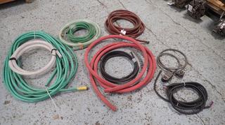 Qty Of Assorted Water Hoses And 600V Cable