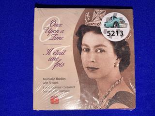 2002 Canada "Once Upon a Time" Golden Jubilee (5) Coin Collection (Unopened).