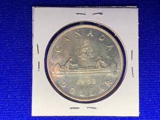 1953 Canada Silver Dollar.