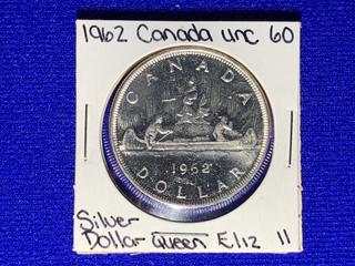 1962 Canada Silver Dollar.