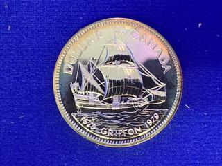 1979 Canada Proof Silver Dollar "Griffon Tri-Centennial".