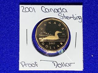 2001 Canada Proof Dollar.