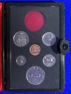 1976 Canada Proof Coin Set c/w Display Case.