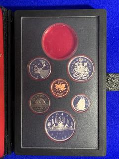 1982 Canada Proof Coin Set c/w Display Case.