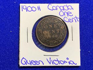 1900 Canada One Cent Coin.