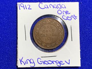 1912 Canada One Cent Coin.