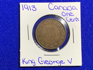 1913 Canada One Cent Coin.