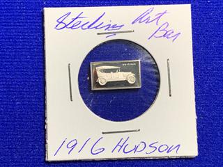 Sterling Silver Art Bar "1916 Hudson".