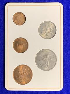 Great Britain's First Decimal Coin Set.