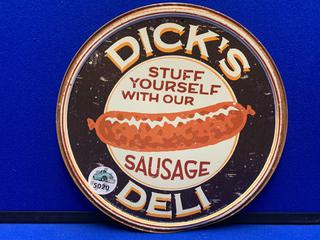 12" Dick's Deli Sign.