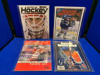 (4) Assorted Hocky Magazines.