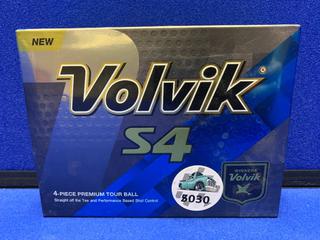 Box of Volvik S4 4 Pc Premium Tour Balls.