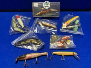 Assorted Fishing Lures.