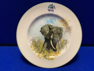 10" World Wildlife Fund "Elephant" Print Plate.