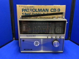Realistic CB-9, 9-Band Portable Radio.