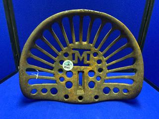 16" Cast Iron Tractor Seat.