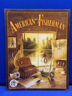 12"x16" American Fisherman Sign.