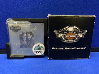 Harley Davidson Photo Coaster 4pc Set.