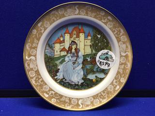 Franklin Porcelain 8" Decorative Plate "The Frog Prince".