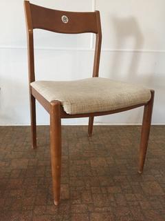 Wooden Cloth Padded Dining Chair.