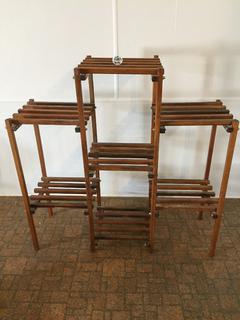 Wooden Plant Stand 34"x34"x11".