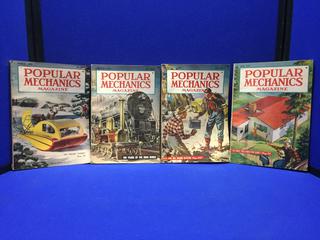 (5) Assorted Vintage Popular Mechanics Magazines.