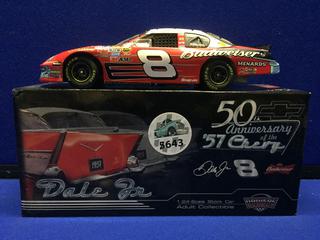 Action Dale Earnhardt Jr. # 8 Budweiser NASCAR Die Cast Model, 1:24 Scale.