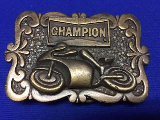 Champion Belt Buckle.