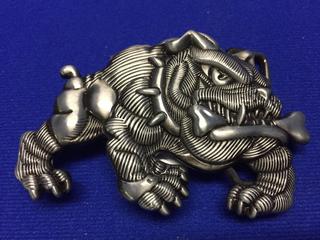 Bulldog Belt Buckle.